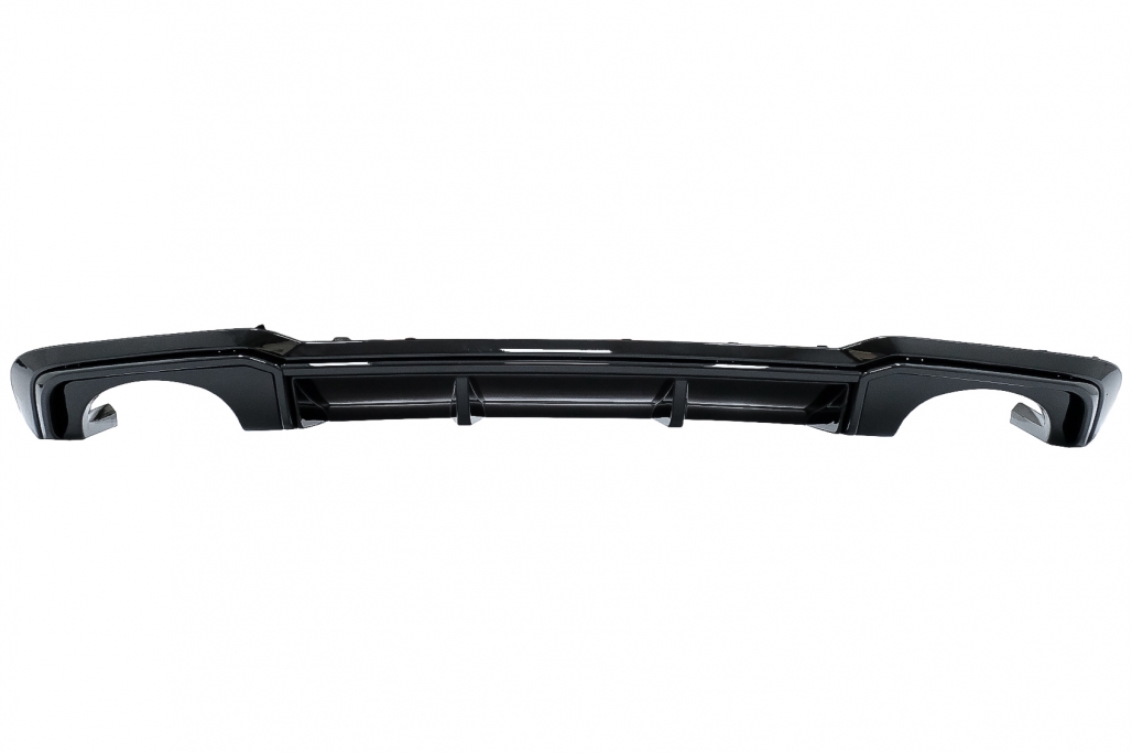 Diffuser passend voor Audi S3 & A3 S-Line 8V Limousine Cabrio RS Look Glans Zwart