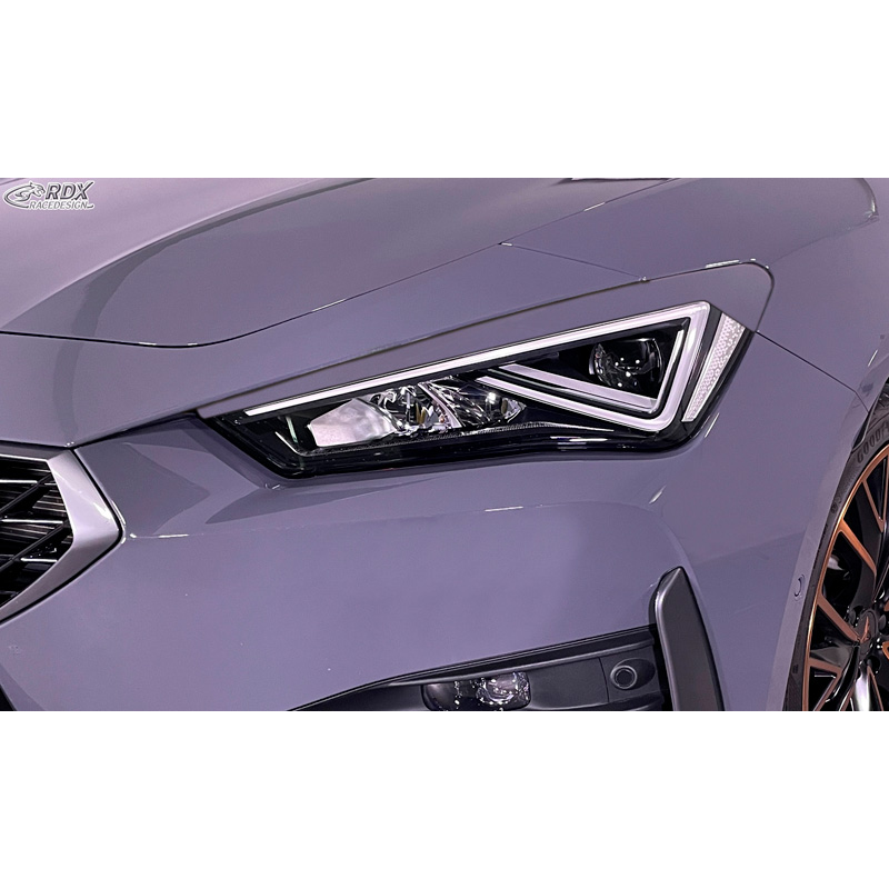 Head light spoilers  Seat Leon (KL) / Cupra Leon (KL) & Cupra Formentor (KM) 2020- & Seat Tarraco (KN2) 2019- (ABS)