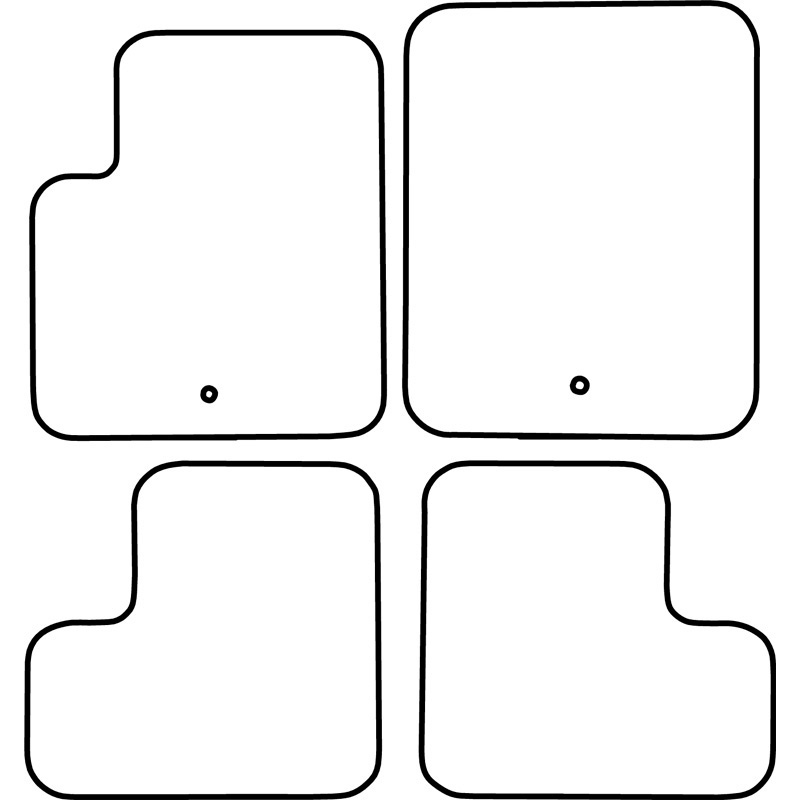 Set velour car mats  Dodge Caliber 2006-