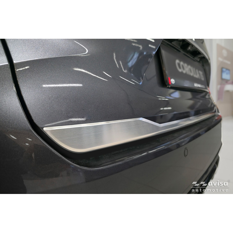 Avisa Brushed Stainless Steel Trunk Tailgate Trim Cover  Toyota Corolla Touring Sports (E21) 2019-