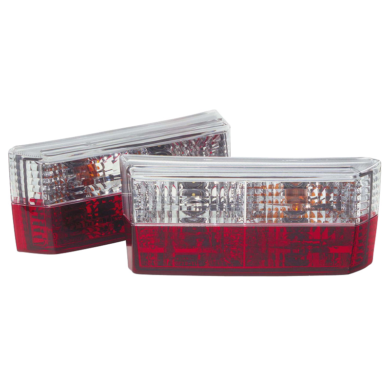 Set Tail Lights  Volkswagen Golf I 1975-1980 + Convertible - Red/Clear