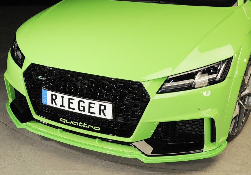 Voorspoiler passend voor Audi TT RS 8J1-FV/8S 16-18 ABS Rieger
