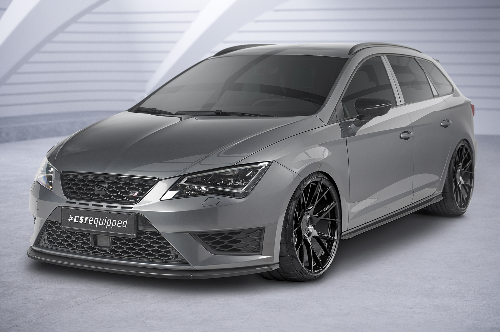 Zijskirts passend voor Seat Leon FR / Cupra CSR Glans Zwart