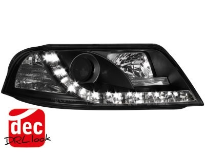 Headlights VW Passat 3BG Devil Eyes Dayline Black