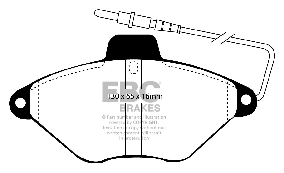 EBC Brakes CITROEN Xantia 2.0 TD (90) Station 98-2001 Remblokken