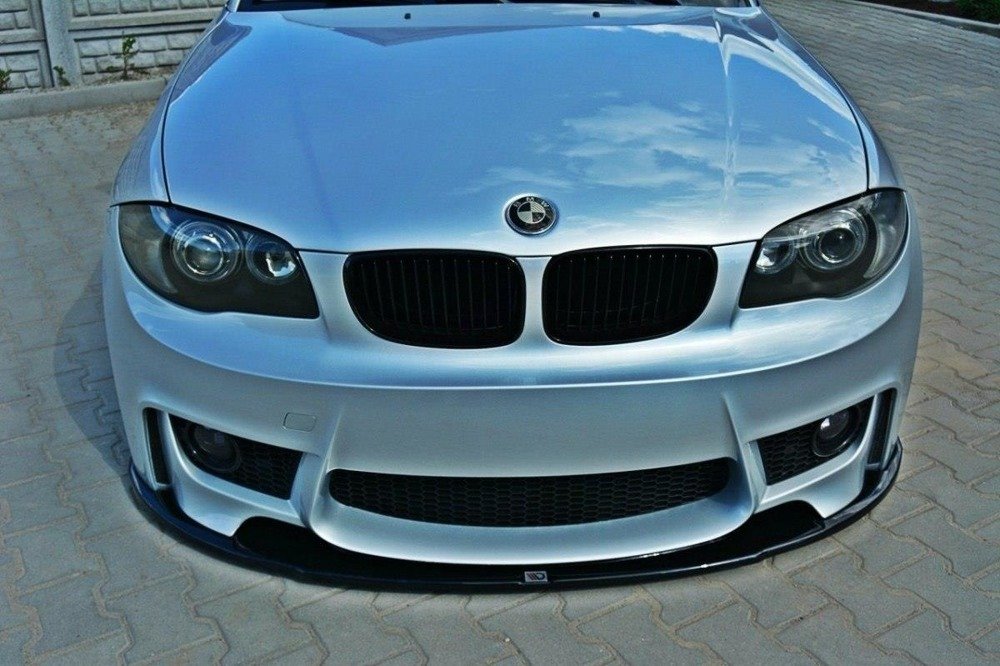 Voorspoiler passend voor BMW 1-Serie E87 2004-2008 M-Design Gloss Black