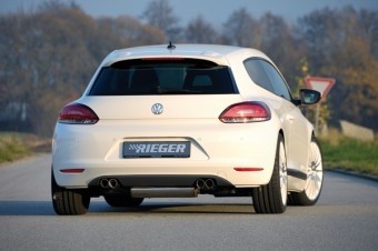 Rearbumperdiffusor VW Scirocco III Rieger Tuning