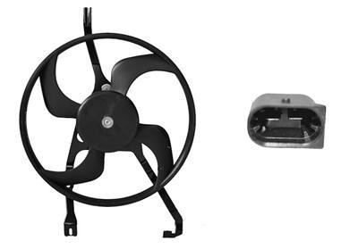 ventilator, 100w, 2 pins Citroen C2, 2003-2010