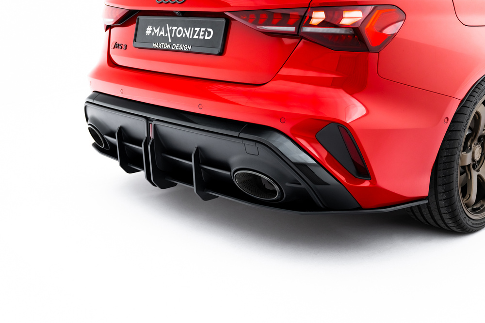 Street Pro Rear Diffuser passend voor Audi RS3 Sedan 8Y Facelift