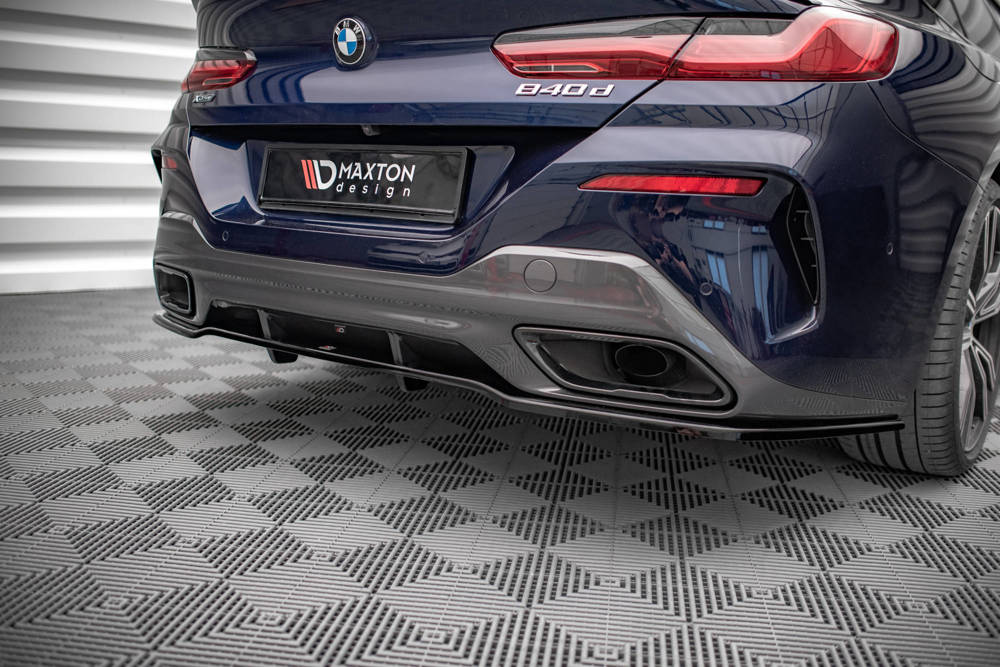 Diffuser passend voor BMW M850i Gran Coupe G16 Maxton Glans Zwart