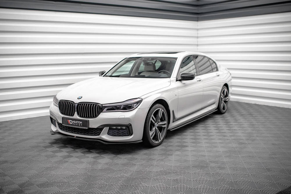 Zijskirts passend voor BMW 7-Serie Lang G12 M-Pakket Maxton Glans Zwart