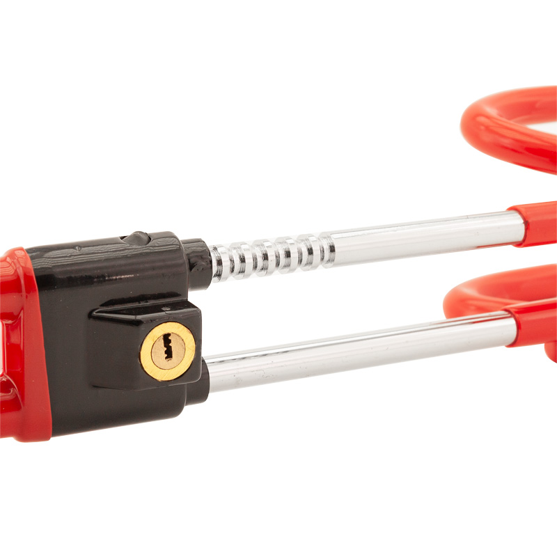 Universal anti-theft steering wheel lock 'Heavy Duty' - Red