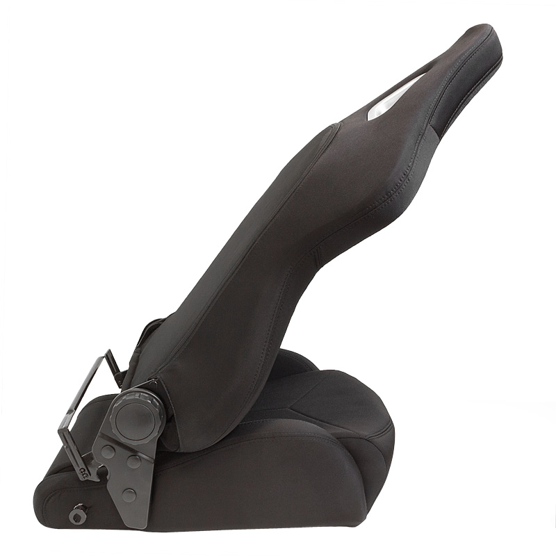 Sport seat 'TN' - Black - Dual-side reclinable back-rest - incl. slides
