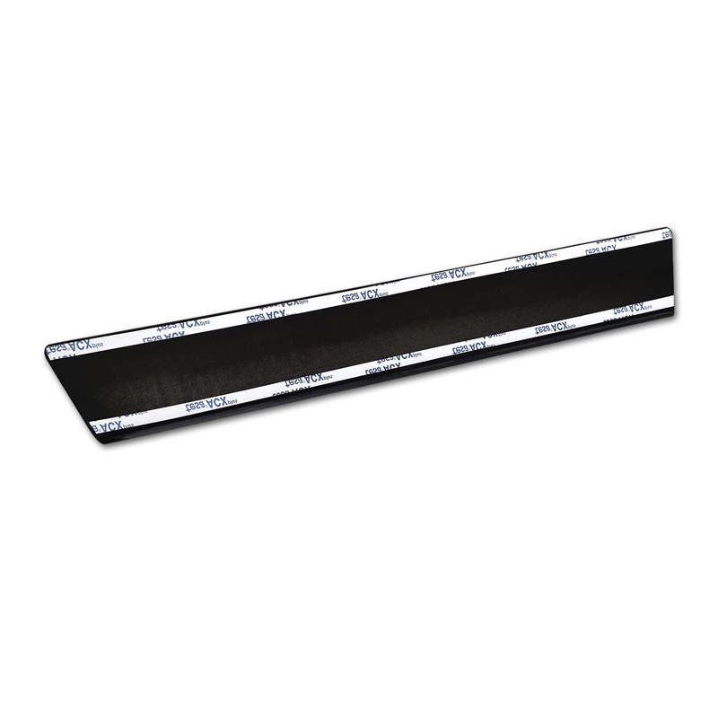 Aluminium door sill protectors 'Riffled Plate'  Ford Ranger VI 2022- & Volkswagen Amarok II 2023- - 4-pieces - Black