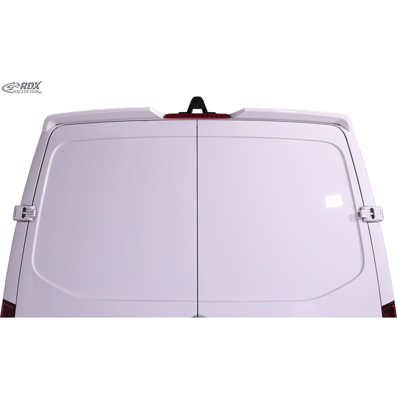 RDX Roof spoiler  Volkswagen Crafter (H1) 2006-2016 & Mercedes Sprinter (H1) 2006-2018 & 2018- (with 2 barn doors) (PU)