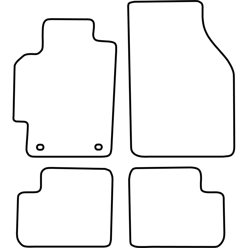 Set car mats  Honda Logo 1999-2002