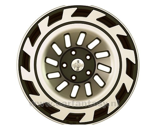 RADI8 T12 9.5x18 5x112 42 Black / Machine Face 66,6 Velgen