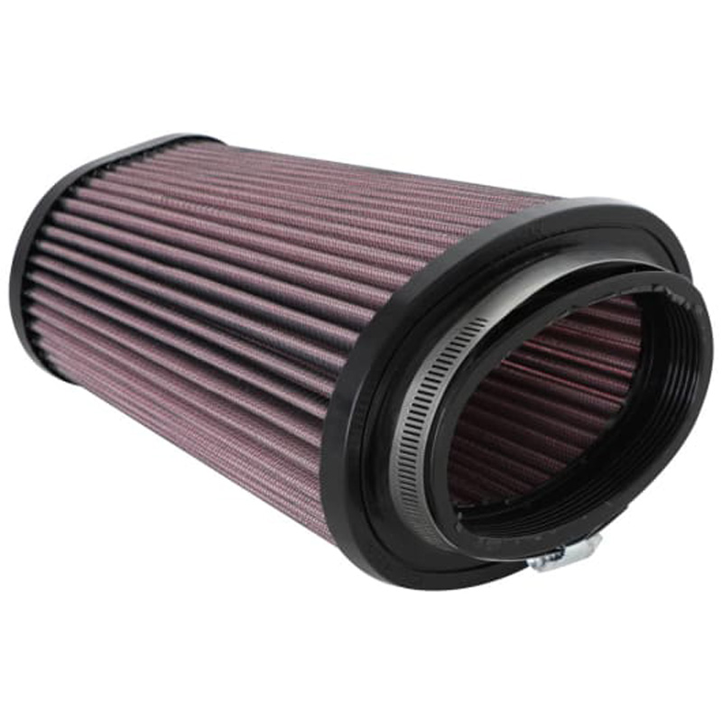 K&N Universal Oval/Conical Air Filter with oval flange 72mm flange, 165mm base, 114x83mm top, 191mm height (RU-5063)