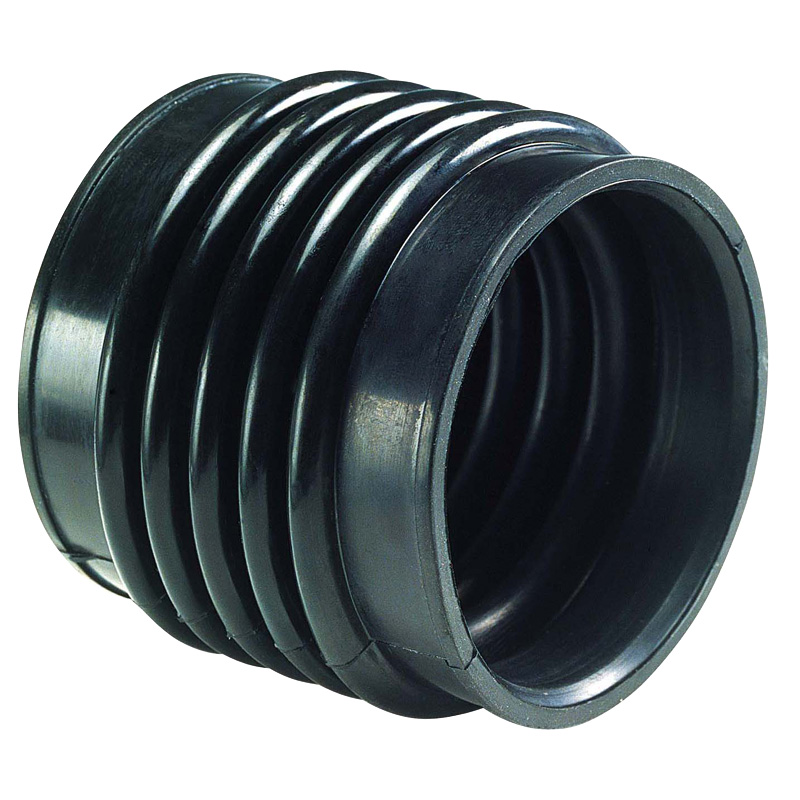 Flexible Silicon Hose - Black - 76->76mm - Length 82mm