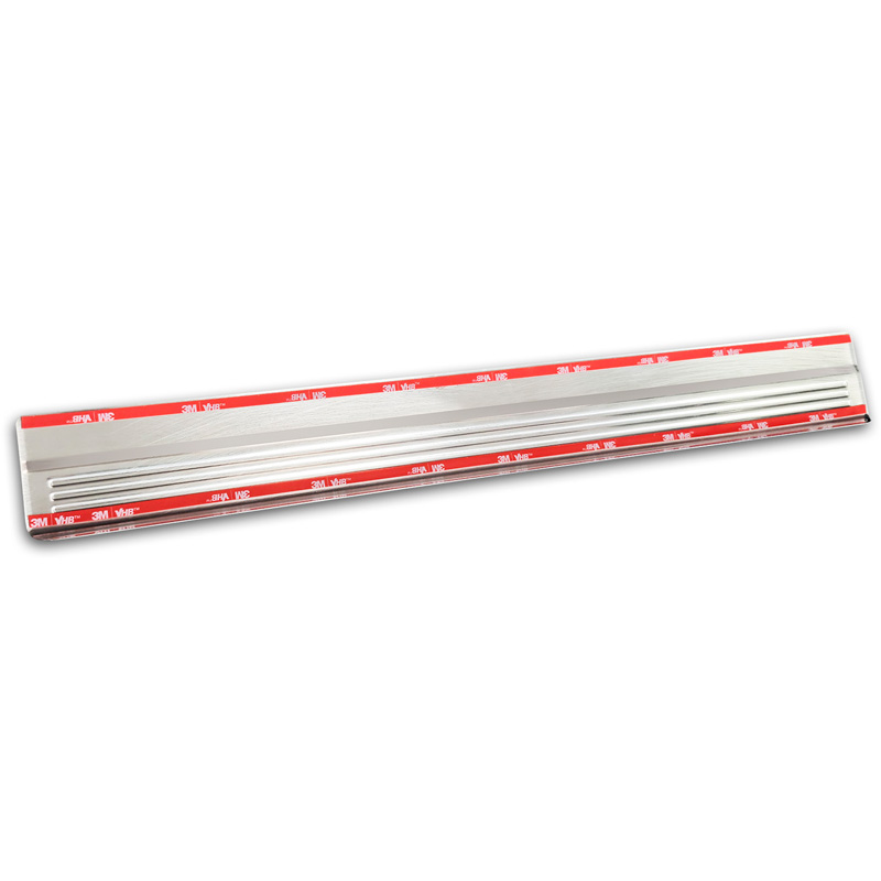 Avisa Stainless Steel Door sill protectors  Nissan Qashqai II 2013-2017 & Facelift 2017-2020 - 'Lines' - 4-pieces