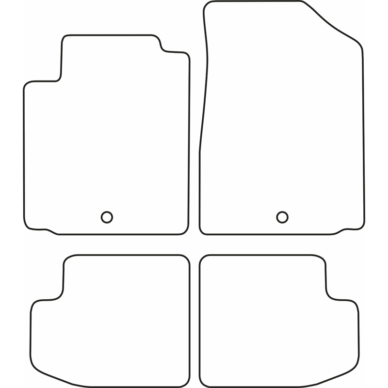 Set car mats  Toyota Yaris 3 doors 1999-2003