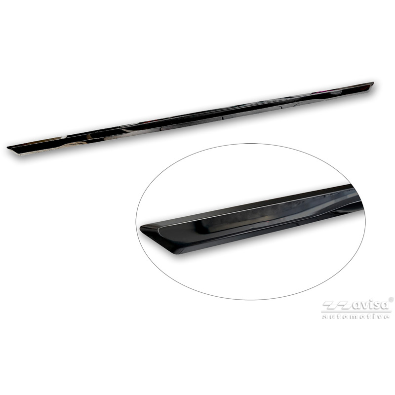 Avisa Black Chrome Stainless Steel Tailgate Trim  Skoda Octavia IV Liftback (NX3) 2019-2024 & Facelift 2024-