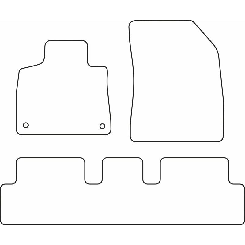 Set car mats  Citroën C4 Picasso 2013- & C4 Spacetourer 2018- (5 persons)