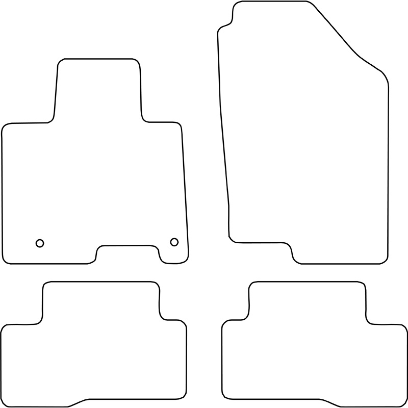 Set velour car mats  Kia Sportage V Hybrid 2021-
