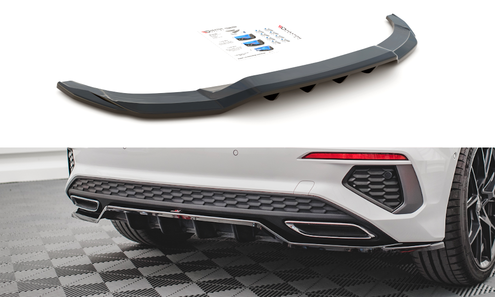 Diffuser passend voor Audi A3 8Y S-line Maxton Glans Zwart