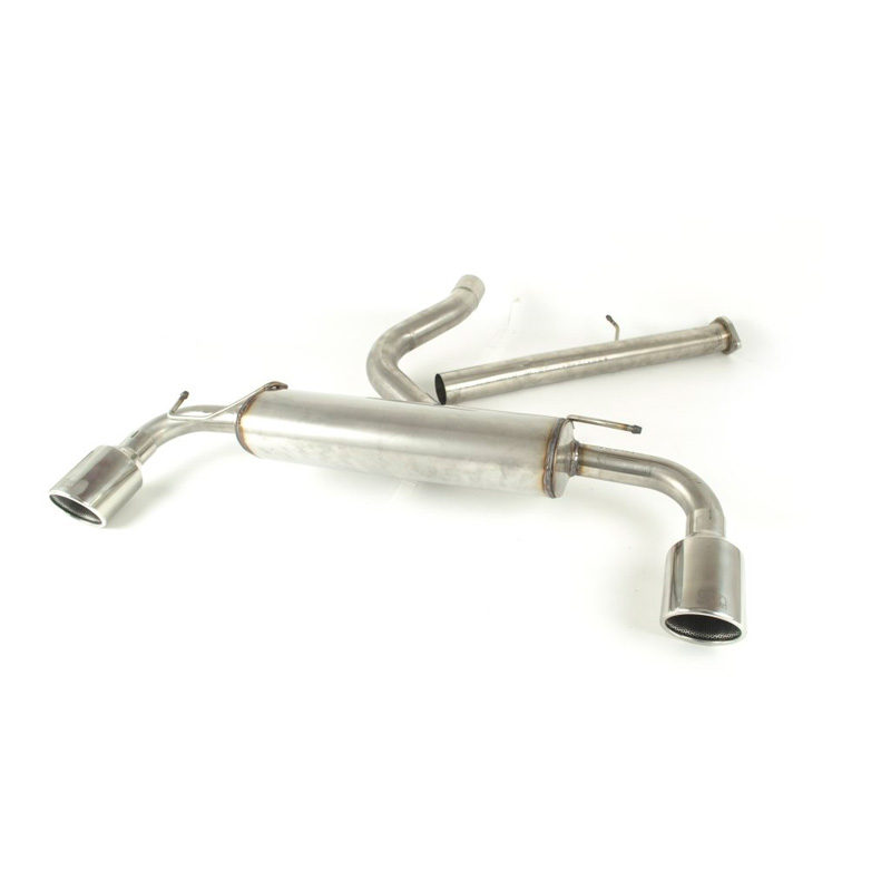 Double stainless steel sport exhaust  Toyota GR Yaris 2020- 192kW 2x 100mm RS