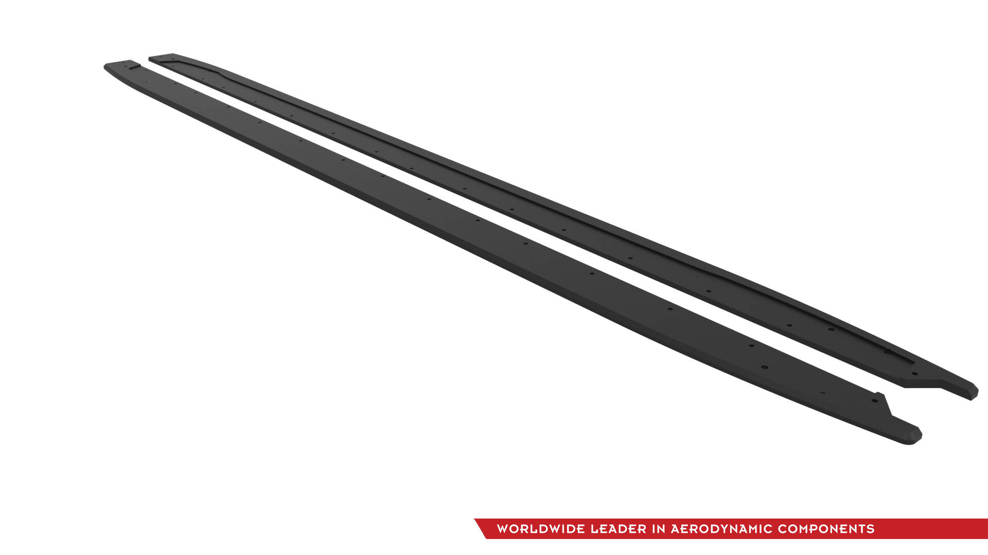Street Pro Zijskirts passend voor Audi S3 / A3 S-line 8Y Facelift Maxton Glanzend zwart