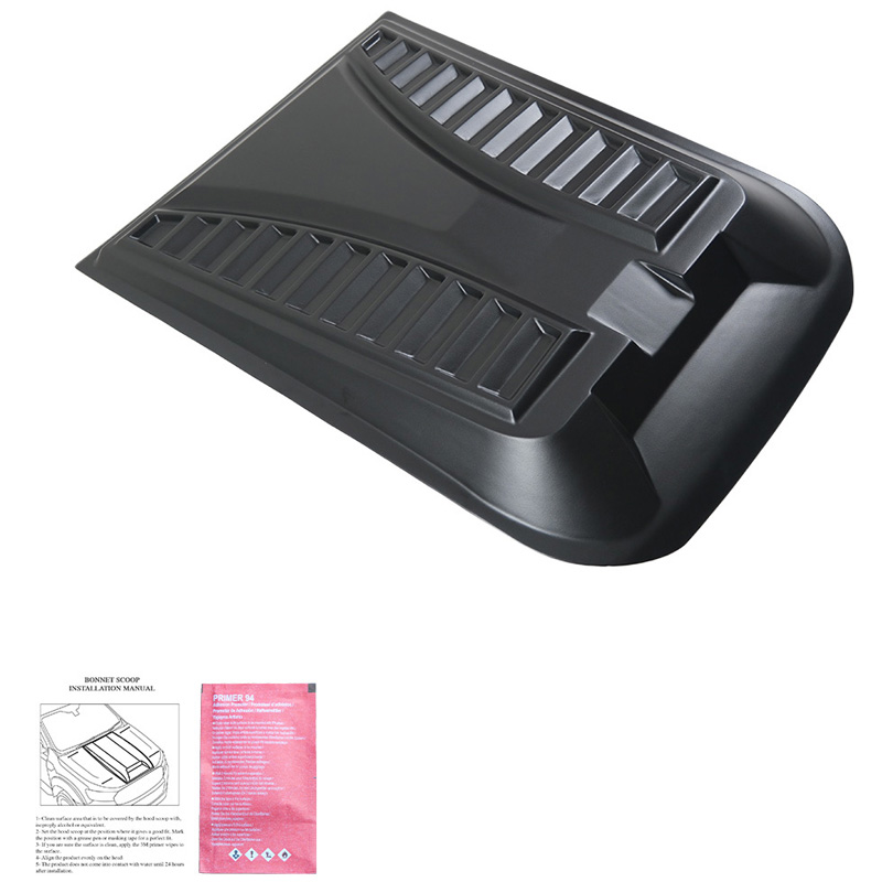 Bonnet Scoop  Nissan Navara NP300 (D23) 2014-2021 - Version 3 - Matt black