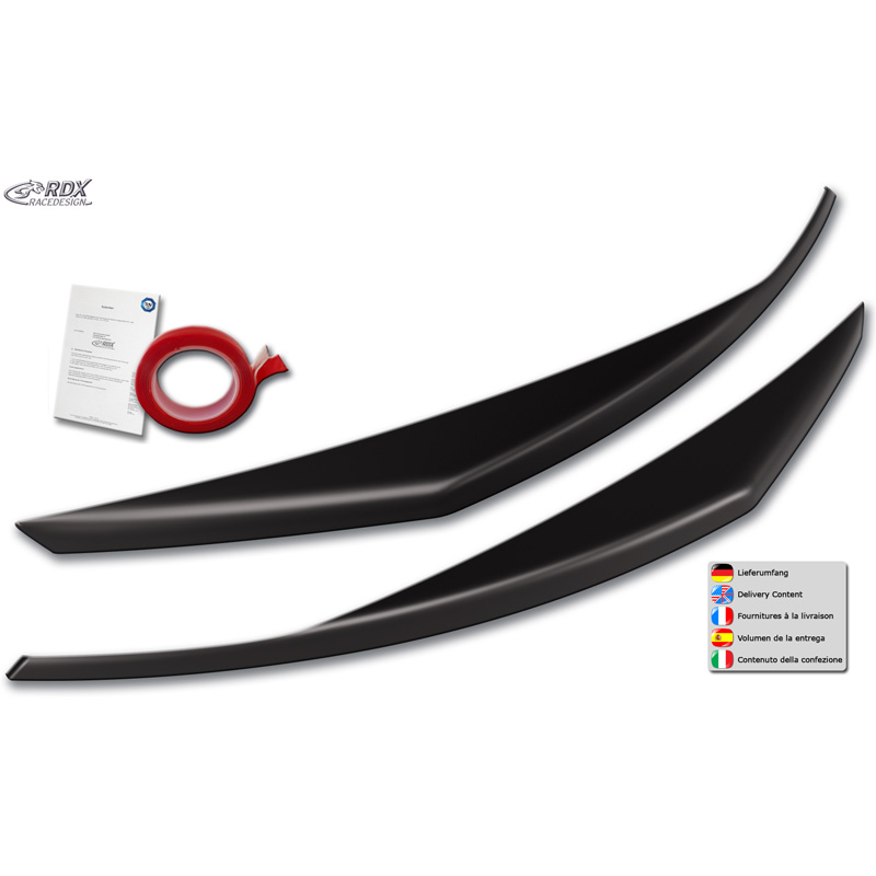 Head light spoilers  Kia Optima (JF) 2015- (ABS)
