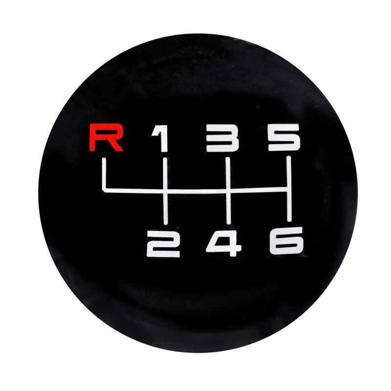 Simoni Racing Gear Knob Rev - Black incl. 3 Shift Patterns