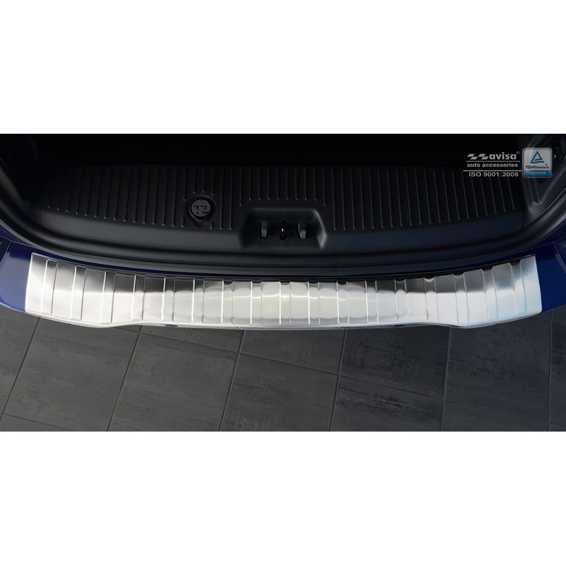 Stainless Steel Rear bumper protector  Ford Tourneo Courier/Transit Courier 2014- 'Ribs'