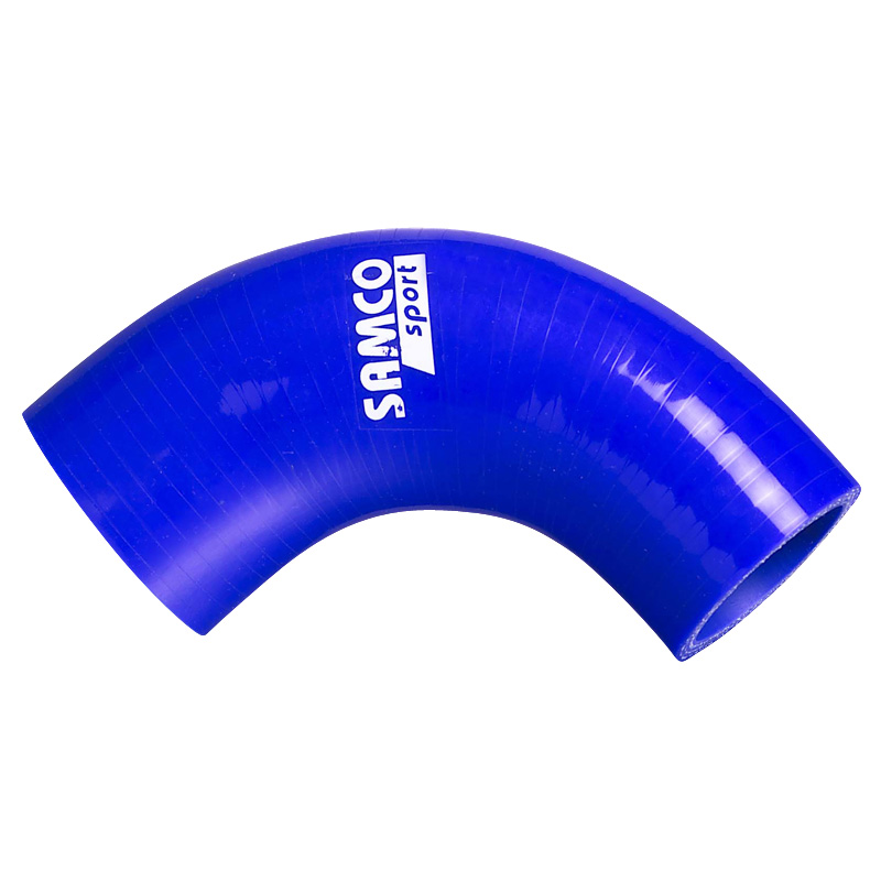 Samco 90 degree elbow reducer blue - Length 102mm - Ø35>32mm