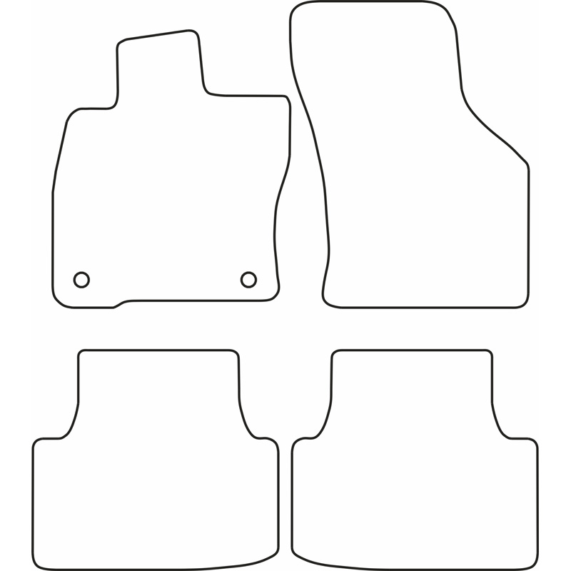 Set car mats  Seat Leon IV HB 5-doors & ST Sportstourer 2020- excl. eTSi