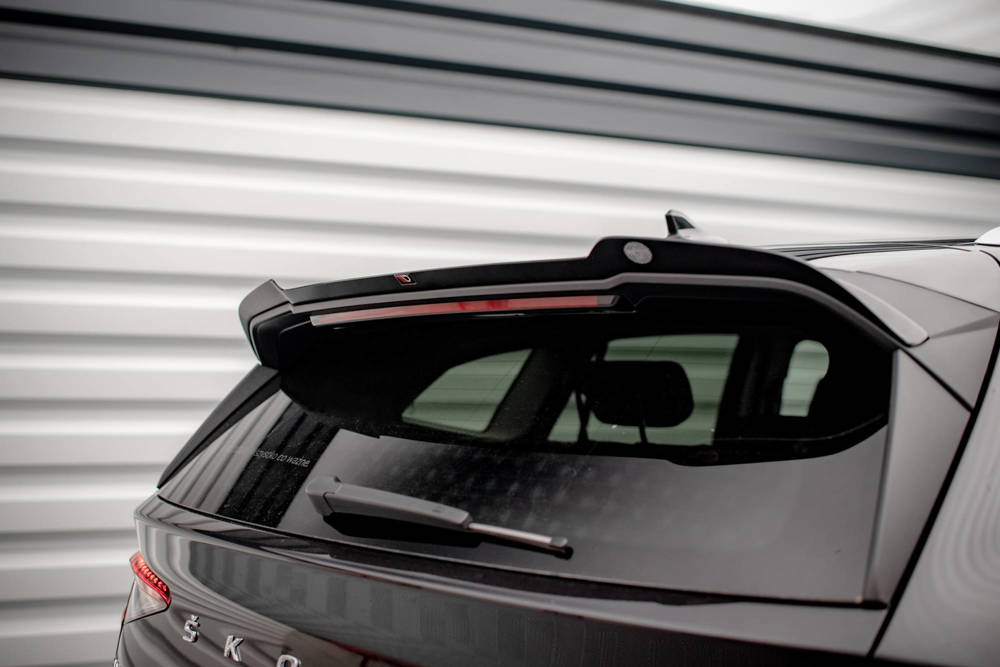Spoiler passend voor Skoda Enyaq IV Maxton Glans Zwart