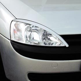 Headlampspoilers Opel Corsa C / Combo C ABS