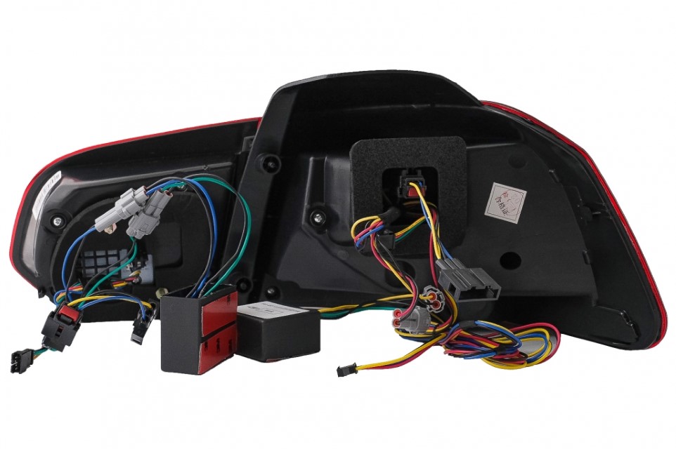 Taillights led VW Golf VI 10/08- R-look Dynamic red/Smoke
