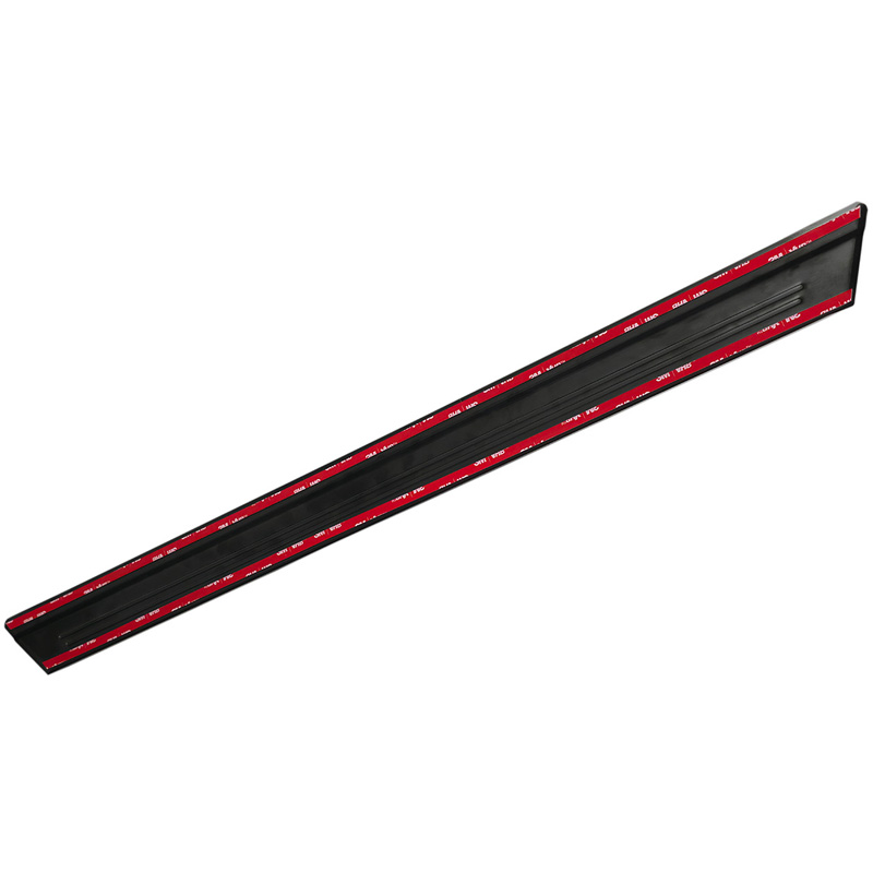 Avisa Black Stainless Steel Door sill protectors  Jaecoo J7 2024- - 'Lines' - 4-pieces