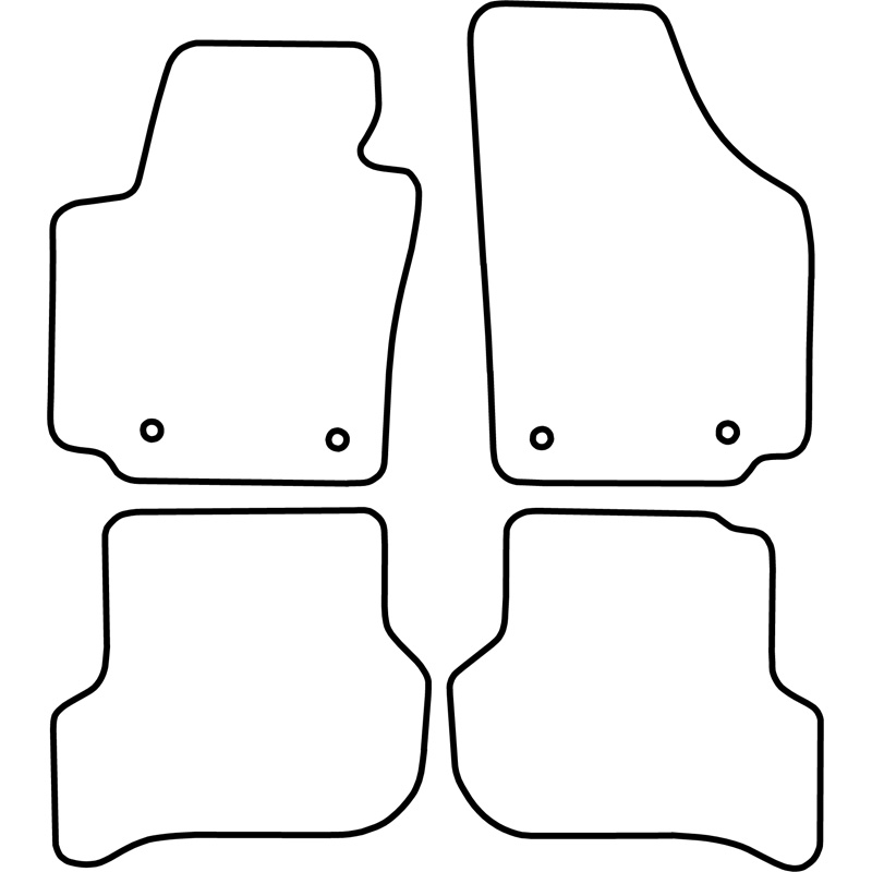 Set car mats  Seat Toledo 2004-2009