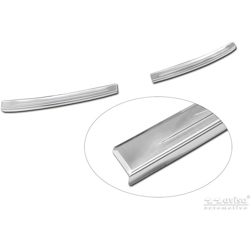 Avisa Stainless Steel Rear Bumper Protector  Leapmotor B10 2025- - Silver - 2-pieces