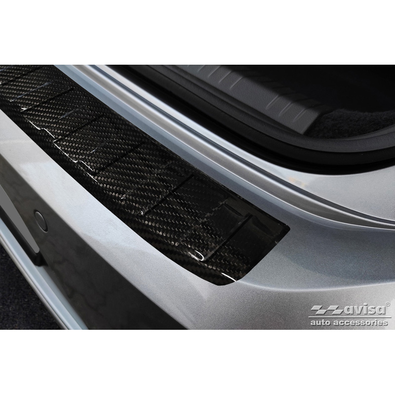 Real 3D Carbon Rear bumper protector  Volkswagen Arteon Shooting Brake incl. eHybrid 2020- 'Ribs'