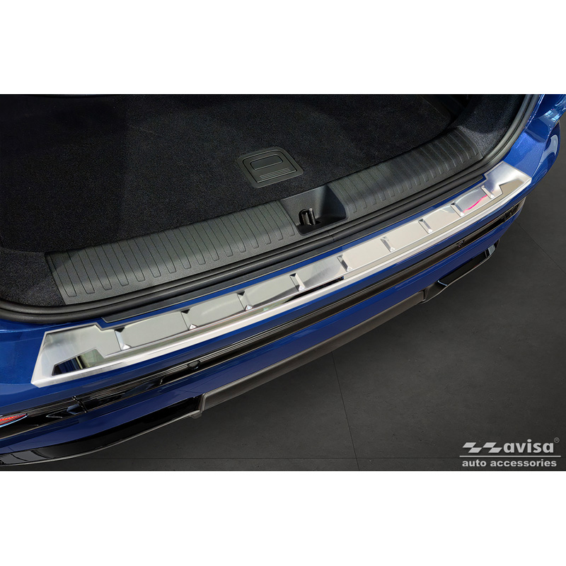 Avisa Stainless Steel Rear bumper protector  Audi Q6 e-tron (GFB) 2024- 'Shadow Premium'