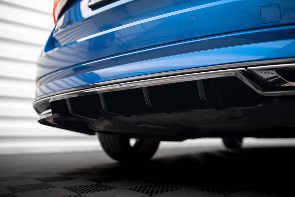 Diffuser passend voor Skoda Octavia Sportline Maxton Glans Zwart