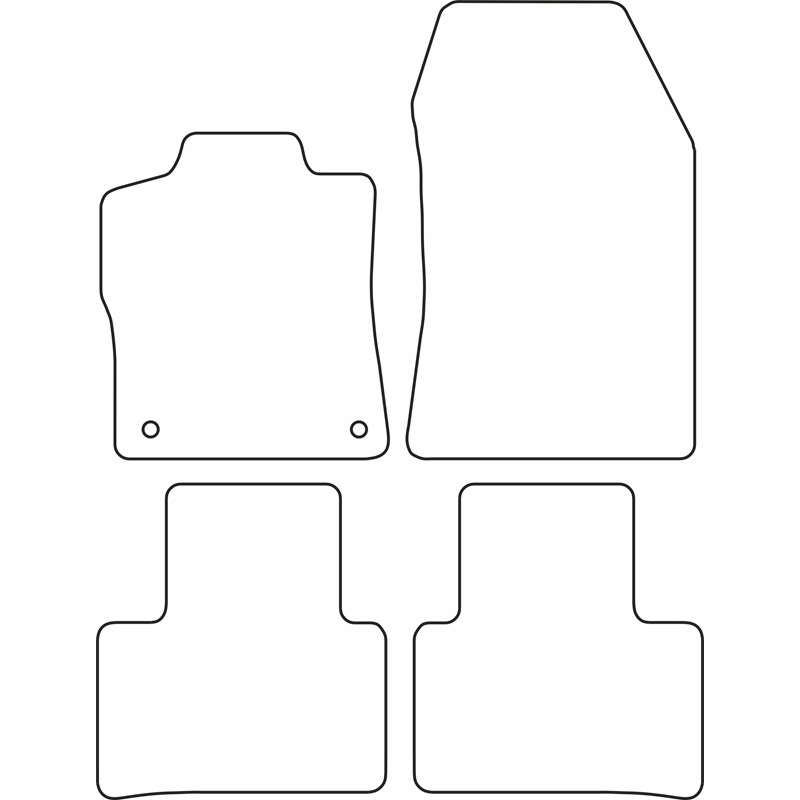 Set car mats  Peugeot 308 III SW 2021-