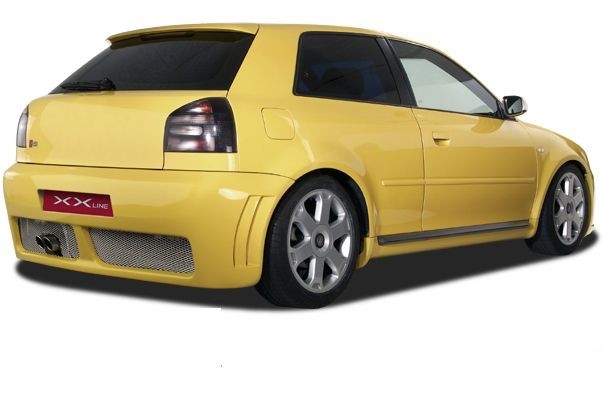 Rearbumper Audi S3 8L CSR XX-Line numberplateuitsparing
