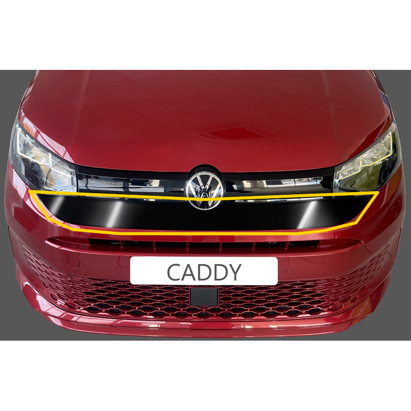 RGM Front bumper / Grill cover  Volkswagen Caddy V 2020- Gloss Black