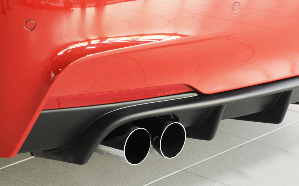 Achter Diffuser passend voor BMW 3Serie F30/F31 2012-... Ongespoten Rieger